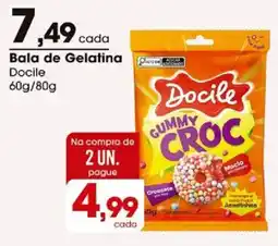 Zaffari Bala de Gelatina Docile oferta