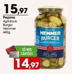 Zaffari Pepino agridoce burger hemmer oferta