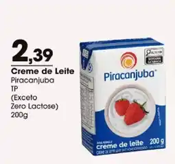 Zaffari Creme de Leite Piracanjuba TP oferta