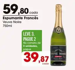 Zaffari Espumante Francês Veuve Noire oferta