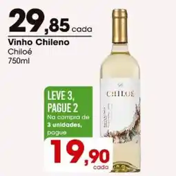 Zaffari Vinho Chileno Chiloé oferta