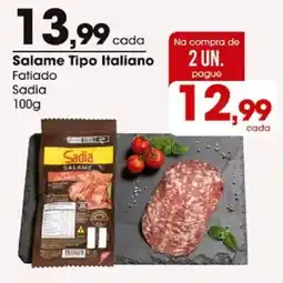 Zaffari Salame tipo italiano oferta