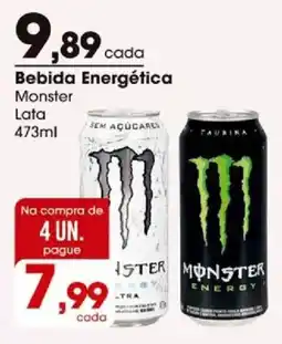 Zaffari Bebida Energética Monster oferta