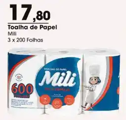 Zaffari Toalha de Papel Mili oferta