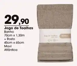 Zaffari Jogo de Toalhas oferta