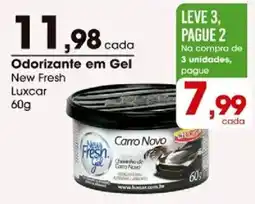 Zaffari Odorizante em gel new fresh luxcar oferta