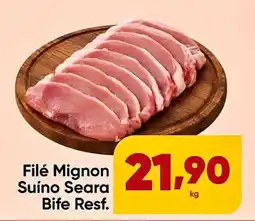 Lopes Supermercados Filé Mignon Suíno Seara Bife Resf. oferta