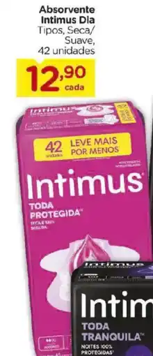 Carrefour Absorvente Intimus Dia Tipos, Seca/ Suave oferta
