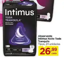 Carrefour Absorvente Intimus Noite Toda Tranquila Tipos oferta