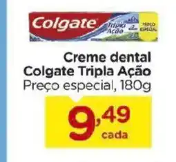 Carrefour Creme dental Colgate Tripla Ação Preço especial oferta