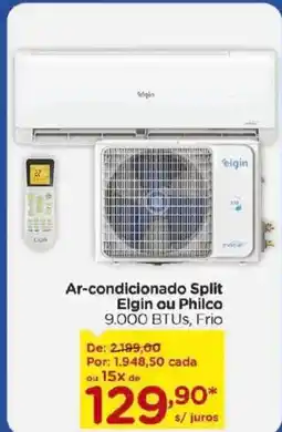 Carrefour Ar-condicionado Split Elgin ou Philco oferta