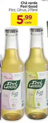 Carrefour Chá verde Feel Good Fizz, Citrus oferta