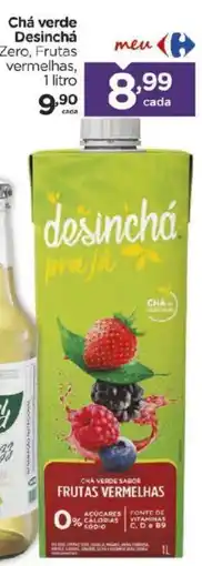 Carrefour Chá verde Desinchá oferta