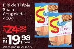 Super Luna Filé de Tilápia Sadia Congelada oferta