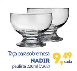 Cometa Supermercados Taça para sobremesa nadir paulista oferta