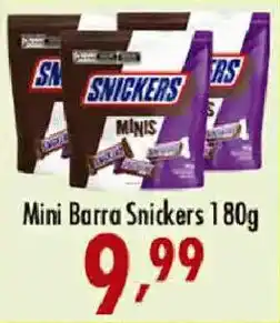 Confiança Supermercados Mini Barra Snickers oferta