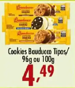 Confiança Supermercados Cookies Bauducco Tipos oferta