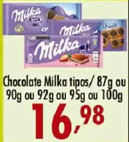 Confiança Supermercados Chocolate milka tipos oferta