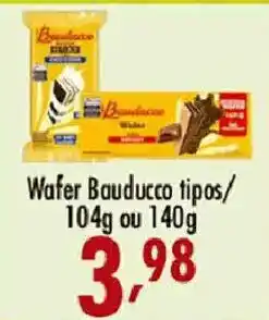 Confiança Supermercados Wafer Bauducco tipos oferta