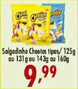 Confiança Supermercados Salgadinho cheetos tipos oferta