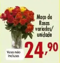 Confiança Supermercados Maço de Rosas variadas/unidade oferta
