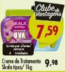 Confiança Supermercados Creme de tratamento skala tipos oferta