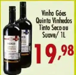 Confiança Supermercados Vinho Góes Quinta Vinhedos Tinto Seco ou Suave oferta