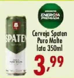 Confiança Supermercados Cerveja Spaten Puro Malte oferta