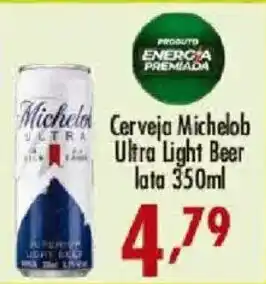 Confiança Supermercados Cerveja michelob ultra light beer oferta