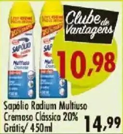 Confiança Supermercados Sapólio Radium Multiuso Cremoso Clássico 20% oferta