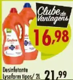 Confiança Supermercados Desinfetante lysoform tipos oferta