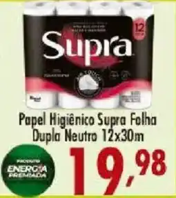 Confiança Supermercados Papel Higiênico Supra Folha Dupla Neutro oferta