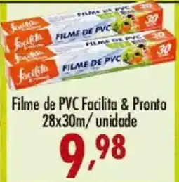 Confiança Supermercados filme de pvc facilita & pronto oferta