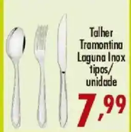Confiança Supermercados talher tramontina laguna inox oferta