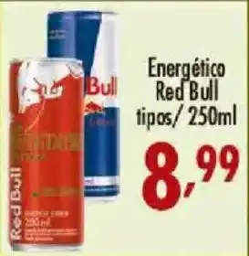 Confiança Supermercados Energético red bull oferta