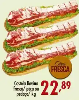Confiança Supermercados Costela Bovina fresca oferta