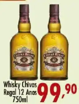 Confiança Supermercados Whisky Chivas Regal 12 Anos oferta