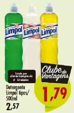Confiança Supermercados Detergente limpol tipos oferta