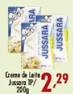 Confiança Supermercados Creme de Leite Jussara TP oferta