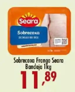 Confiança Supermercados Sobrecoxa frango seara oferta