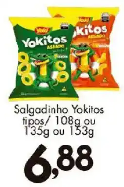 Confiança Supermercados Salgadinho Yokitos oferta