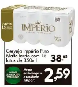 Confiança Supermercados Cerveja imperio puro malte fardo oferta