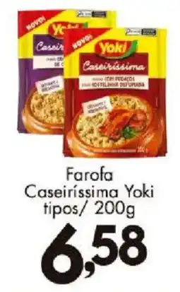Confiança Supermercados Farofa caseiríssima yoki tipos oferta
