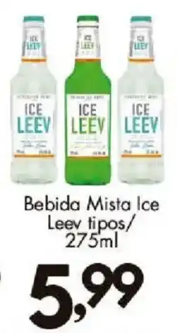 Confiança Supermercados Bebida Mista Ice Leev tipos oferta