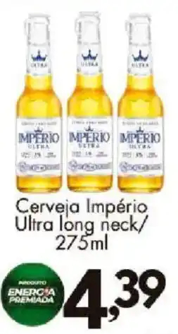 Confiança Supermercados Cerveja Império Ultra long neck oferta