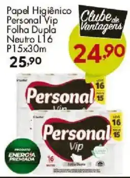 Confiança Supermercados Papel Higiênico Personal Vip oferta