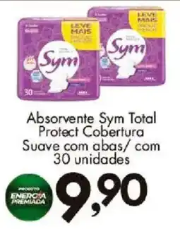 Confiança Supermercados Absorvente sym total protect cobertura suave com abas oferta