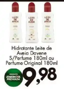 Confiança Supermercados Hidratante Leite de Aveia Davene oferta