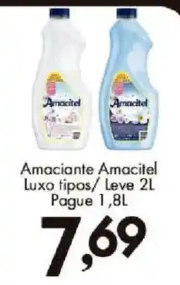 Confiança Supermercados Amaciantes amacitel luxo tipos oferta