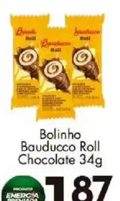 Confiança Supermercados Bolinho Bauducco Roll Chocolate oferta